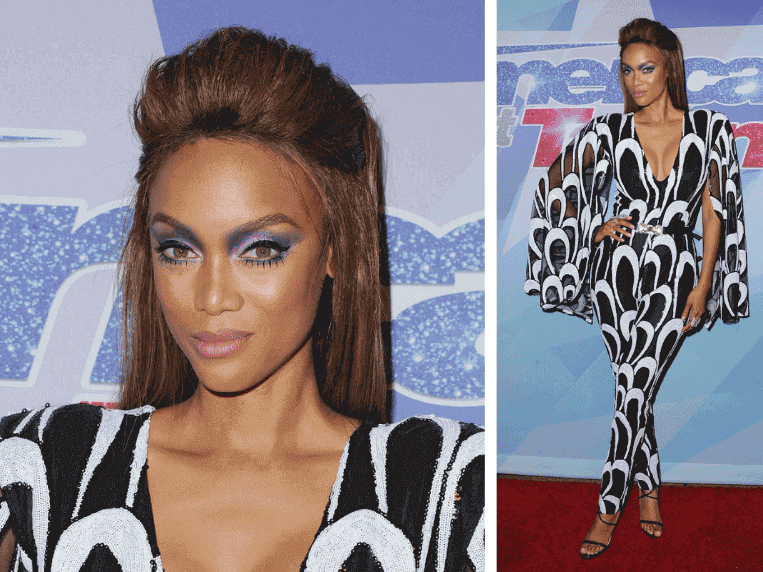 Tyra Banks on the 'America's Got Talent' red carpet
