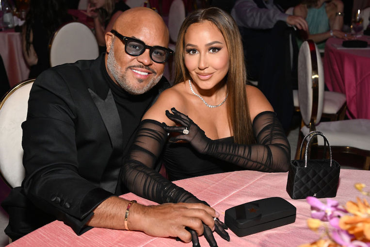 Adrienne Bailon and Israel Bailon at Elton John AIDS Foundation's 30th Annual Academy Awards Viewing Party