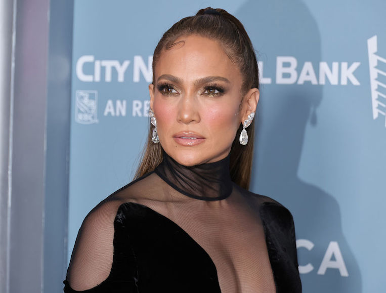 Jennifer Lopez walks the 'Halftime' red carpet