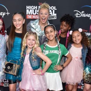 JoJo Siwa and XOMG Pop at the 'High School Musical: The Musical: The Series" premiere