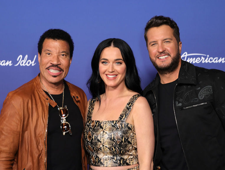 Lionel Richie, Katy Perry, and Luke Bryan on the 'American Idol' red carpet