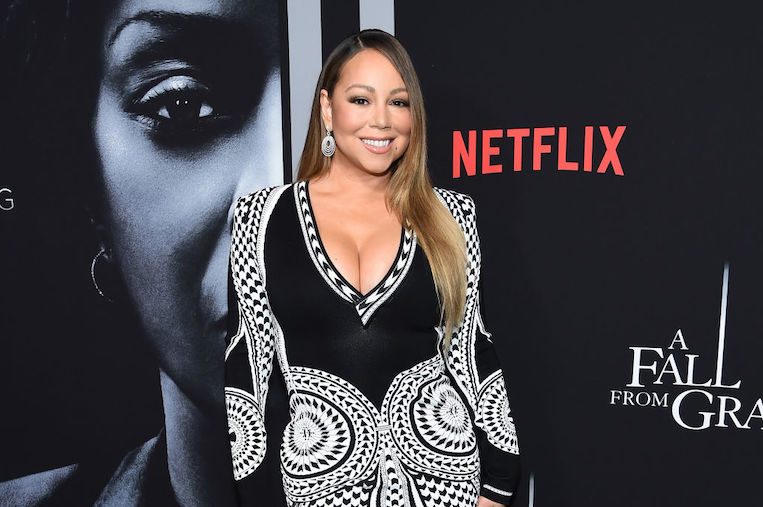 Mariah Carey at the "A Fall From Grace" New York Premiere