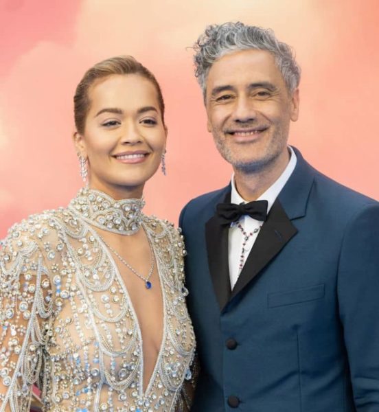 Rita Ora and Taika Waititi attend the screening of "Thor: Love and Thunder" in the UK