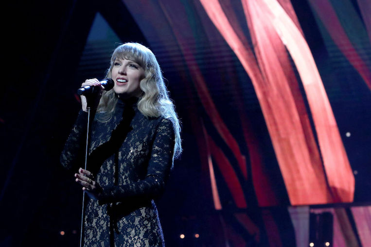 Taylor Swift performs at the 36th annual Rock and Roll Hall of Fame Induction Ceremony