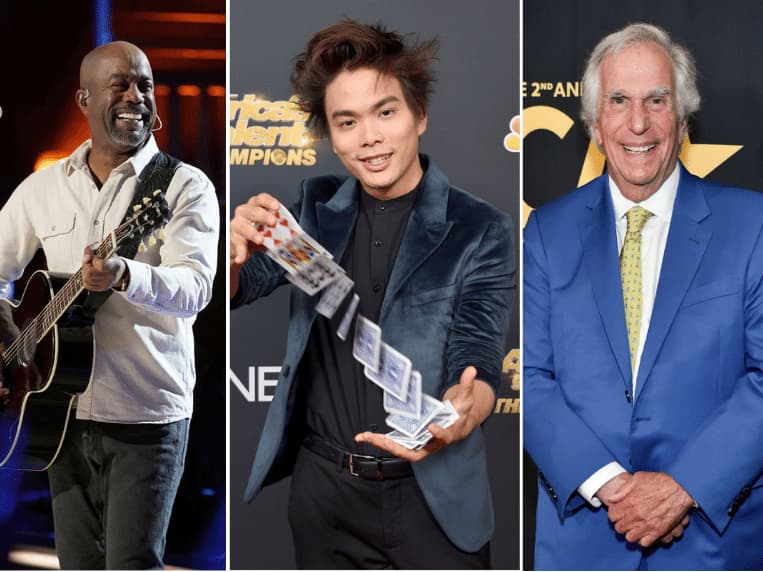 Darius Rucker performs at CMT Storytellers, Shin Lim at 'America's Got Talent: The Champions: Season 2 Finale', Henry Winkler at the 2nd Annual HCA TV Awards