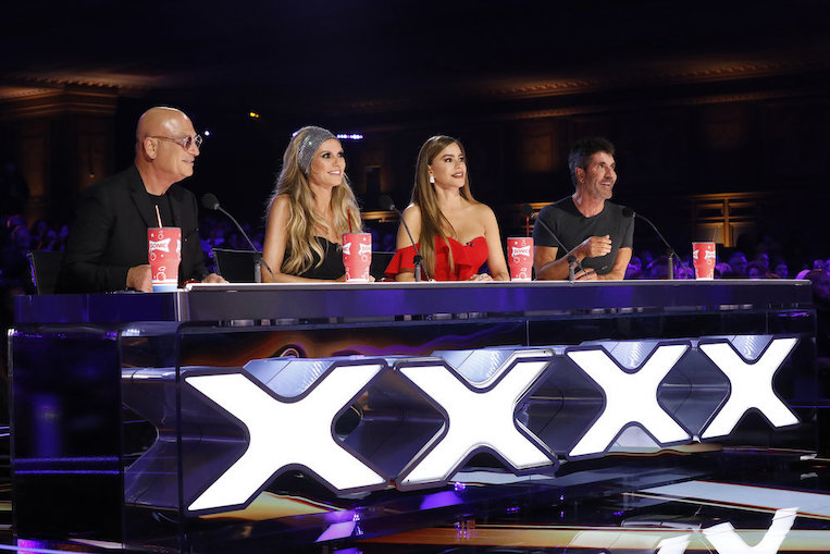 Howie Mandel, Heidi Klum, Sofia Vergara, and Simon Cowell on 'America's Got Talent'