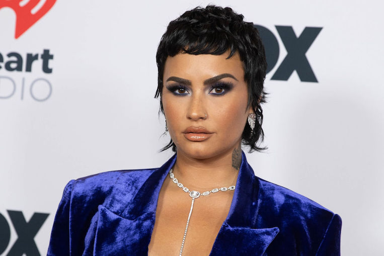 Demi Lovato at the 2021 iHeartRadio Music Awards
