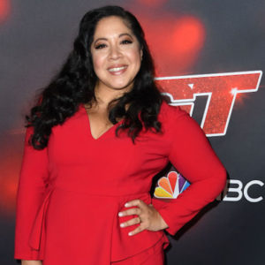 Gina Brillon walks the 'America's Got Talent' red carpet