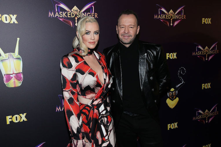 Jenny McCarthy and Donnie Wahlberg attend Fox's "The Masked Singer" premiere Karaoke Event