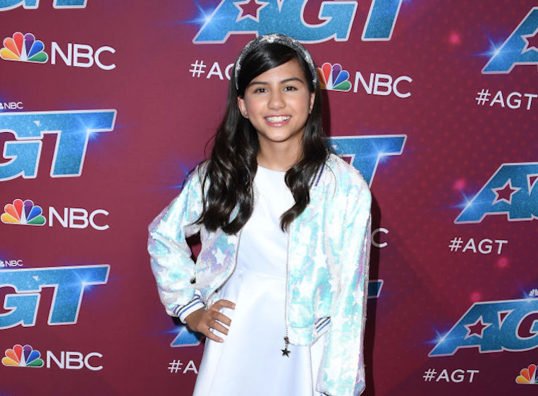 Madison Taylor Baez on the 'America's Got Talent' red carpet