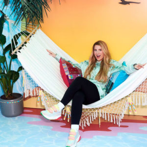 Meghan Trainor at the LEGO Dots Pop-Up Experience