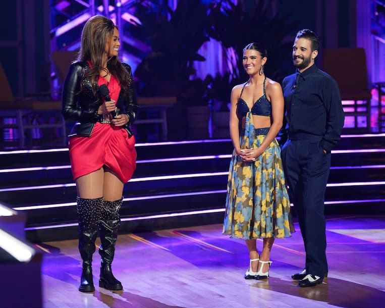 Tyra Banks, Charli D'Amelio, and Mark Ballas on 'Dancing With the Stars'