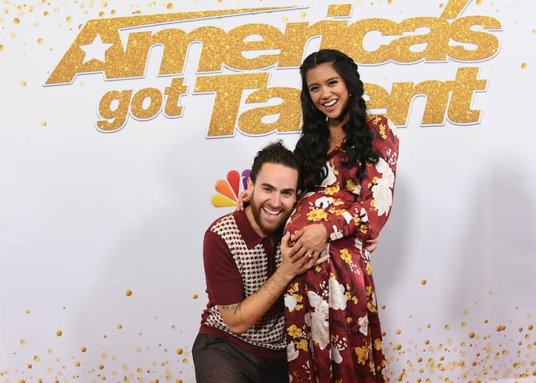 Us the Duo on the 'America's Got Talent' season 13 red carpet