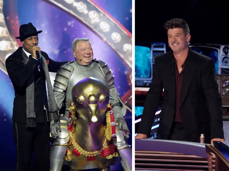 Nick Cannon, William Shatner reveal, Robin Thicke, all on 'The Masked Singer' season 8