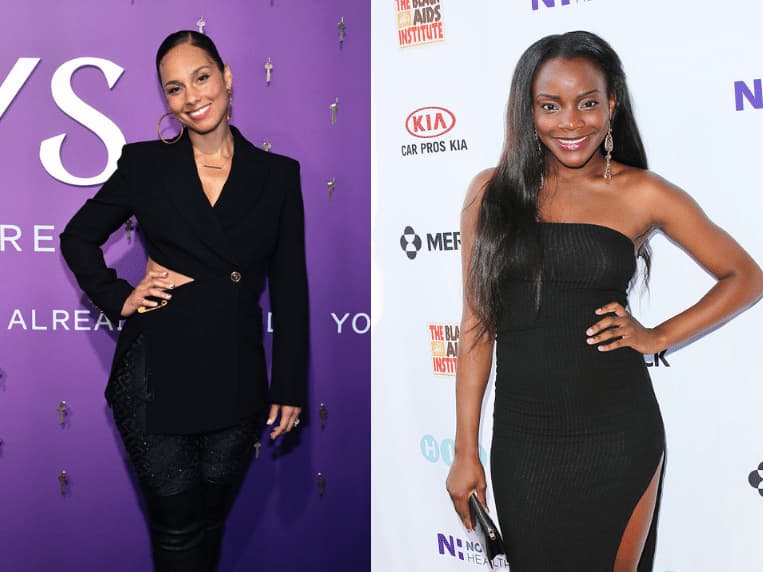 Alicia Keys at Key Soulcare Color Care Launch Event, Adanna Duru at Black AIDS Institute 2015 Heroes in the struggles reception gala reception