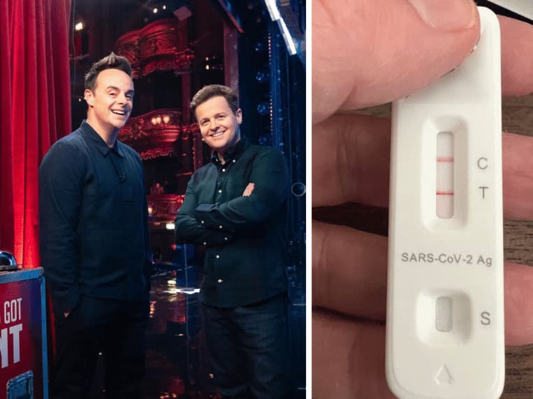 Ant and Dec on 'Britains Got Talent', Ant and Dec positive covid test