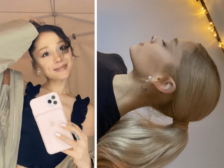 Ariana Grande unveils blonde hair on Instagram