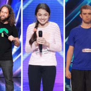 Josh Blue, Laura Bretan, Dustin's Dojo audition for 'America's Got Talent'