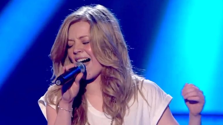 Becky Hill on 'The Voice UK' 