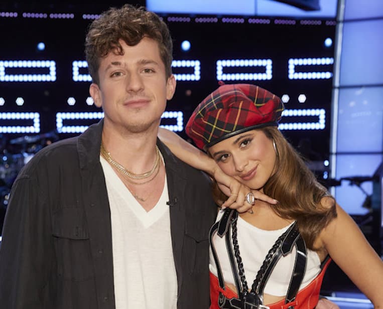 Charlie Puth and Camila Cabello on 'The Voice'