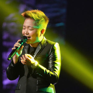 Jake Zyrus performs at Pinoy Relief Benefit Concert