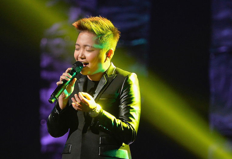 Jake Zyrus performs at Pinoy Relief Benefit Concert