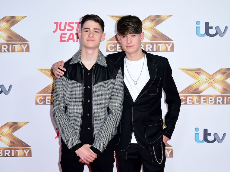 Max and Harvey Mills on 'The X Factor: Celebrity'