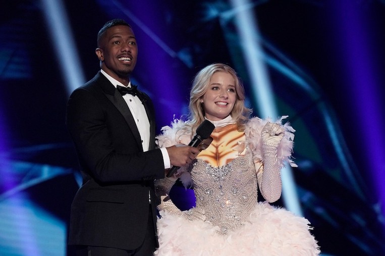 Jackie Evancho and Nick Cannon on 'The Masked Singer'