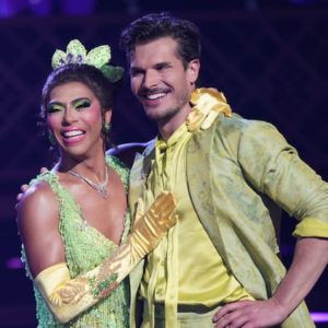 Shangela and Gleb Savchenko perform in 'Dancing With the Stars's Disney+ Night