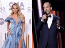 Why Peyton Manning Joked About Carrie Underwood at the CMAs