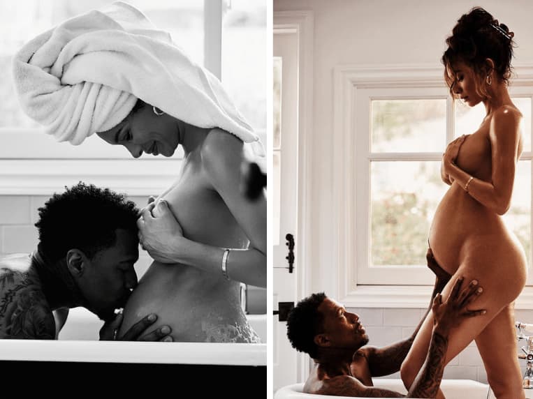 Nick Cannon Poses Nude With Alyssa Scott in Paternity Photoshoot Adult Pic Hq