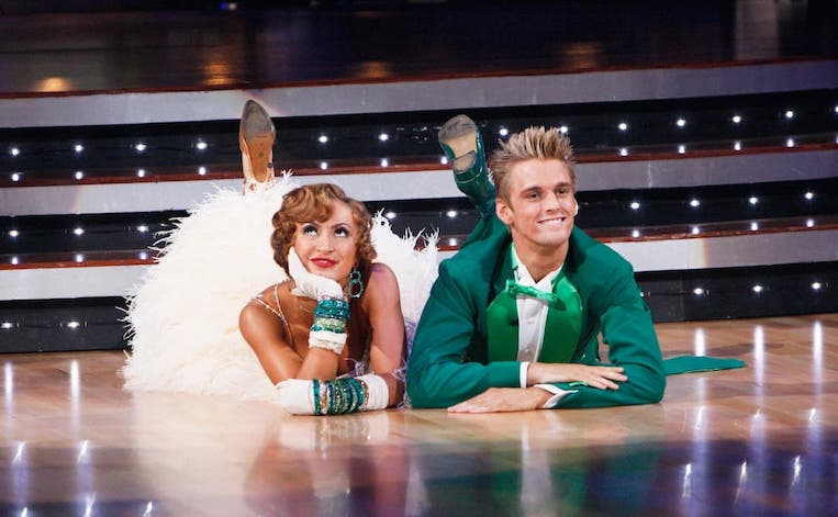 Aaron Carter and Karina Smirnoff on 'Dancing With the Stars'