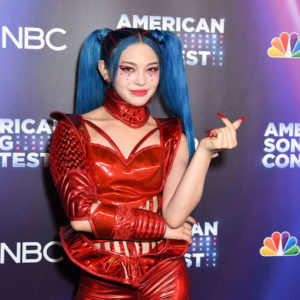 AleXa on the 'American Song Contest' red carpet