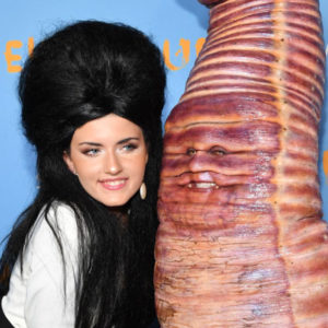 Angelina Jordan and Heidi Klum on the 21 Annual Halloween Party Presented by Now Screaming X Prime Video And Baileys Irish Cream Liqueur at Sake No Hana At Moxy Lower East Side