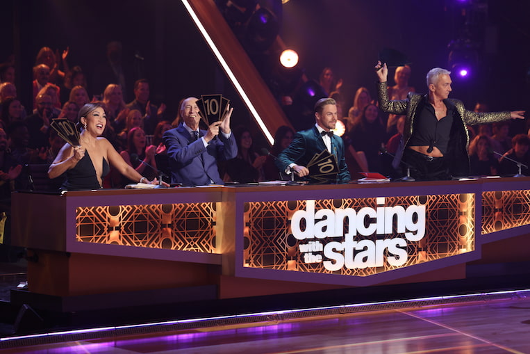 Carrie Ann Inaba, Len Goodman, Derek Hough, and Bruno Tonioli on 'Dancing With the Stars'