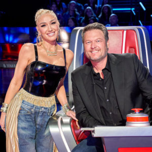 Gwen Stefani and Blake Shelton on 'The Voice' season 22