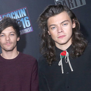 Louis Tomlinson and Harry Styles at Dick Clark's New Year's Rockin' Eve 2016