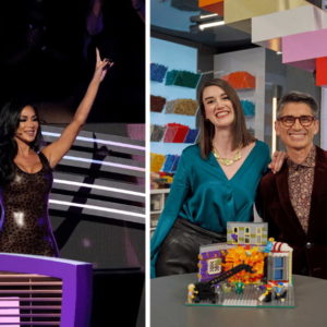 Nicole Scherzinger on 'The Masked Singer', Brickmasters Amy and Jamie on 'LEGO Masters'