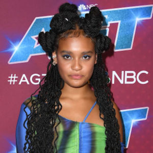 Sara James on the 'America's Got Talent' red carpet