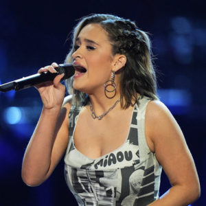 Sasha Hurtado performs on 'The Voice'