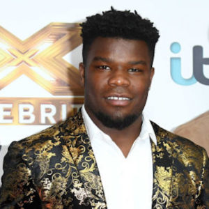 Levi Davis on the 'The X Factor: Celebrity" red carpet
