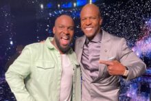 Axel Blake with Terry Crews on 'AGT All-Stars' 