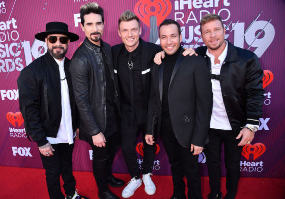 The Backstreet Boys at the 2019 iHeartRadio Music Awards 