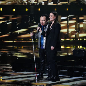 Kodi Lee and his mom on 'America's Got Talent All-Stars'