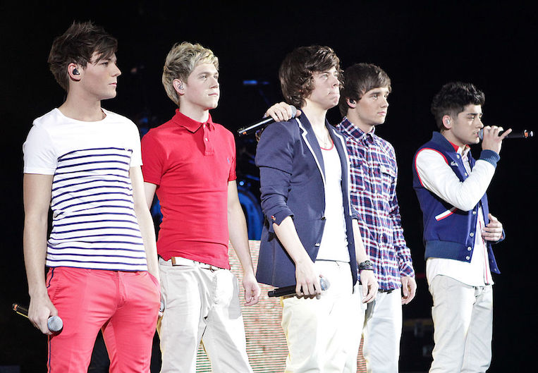 One Direction performs at HMV Hammersmith Apollo