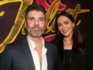 Simon Cowell and Lauren Silverman at the opening night of 