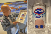 Clorox Sends Howie Mandel a Personalized Container of Wipes