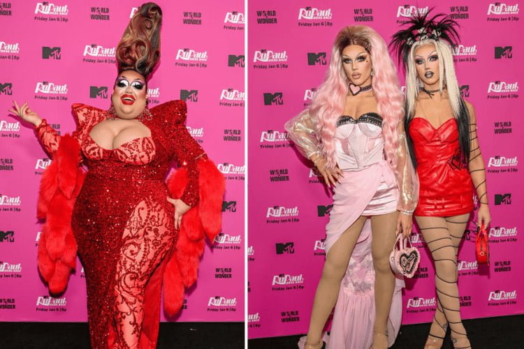 Mistress Isabelle Brooks, Sugar and Spice at the 'RuPaul's Drag Race' season 15 Premiere event