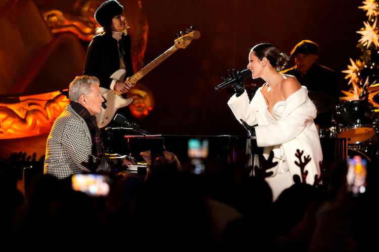 David Foster and Katharine McPhee at Christmas in Rockefeller Center