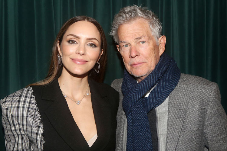 Katharine McPhee and David Foster at "Some Like it Hot" on Broadway